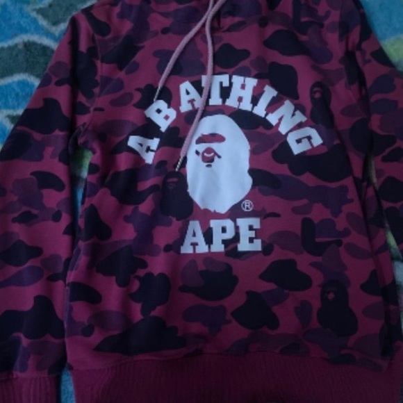 Authentic Purple Bape hoodie